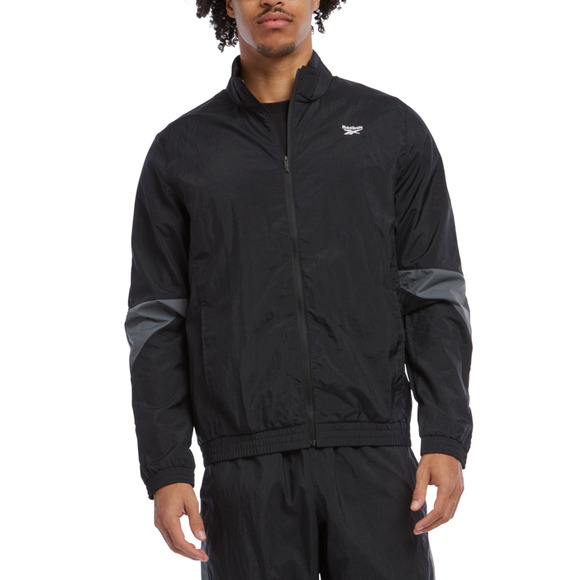 Reebok Men Track Jacket Black Size S - Picture 1 of 4